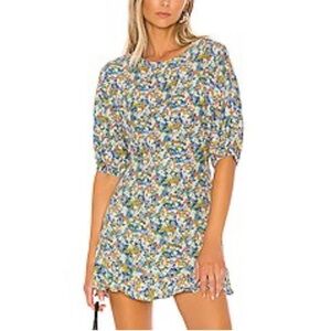 Faithfull the Brand Floral Print Women's mini Dress